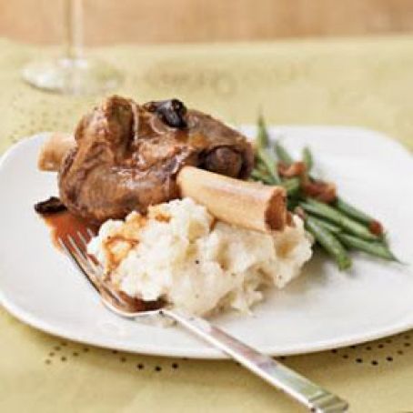 Braised Lamb Shanks with Orange