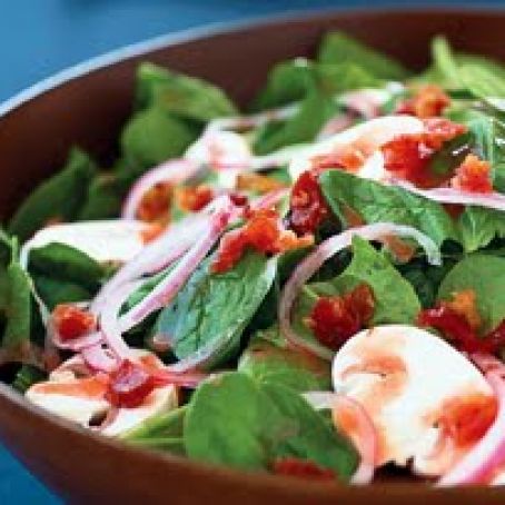 Warm Spinach & Bacon Salad