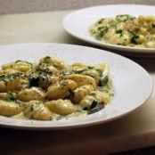 Gnocchi with Gorgonzola Sauce