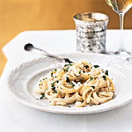 Low Fat Fettuccine Alfredo