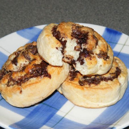 Chocolate Swirled Biscuits