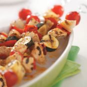 Chicken 'n' Veggie Kabobs Recipe