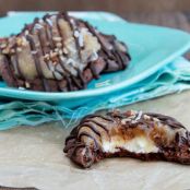 German Chocolate Cheesecake Cookies