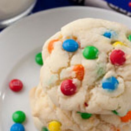 Easy M&M Cookies