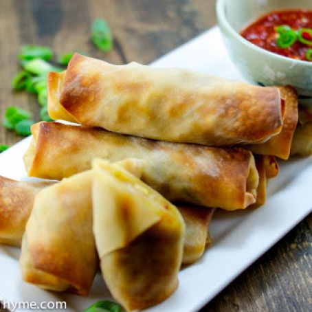Baked Shrimp Egg Rolls
