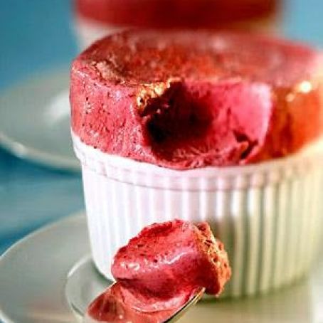 Frozen Blackberry Souffle