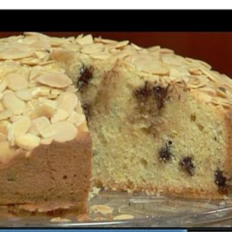 Lidia's Almond Torte with Chocolate Chips