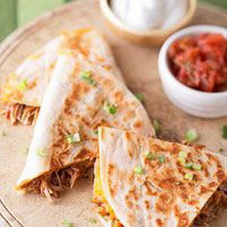 Barbecue Chicken & Cheddar Quesadillas