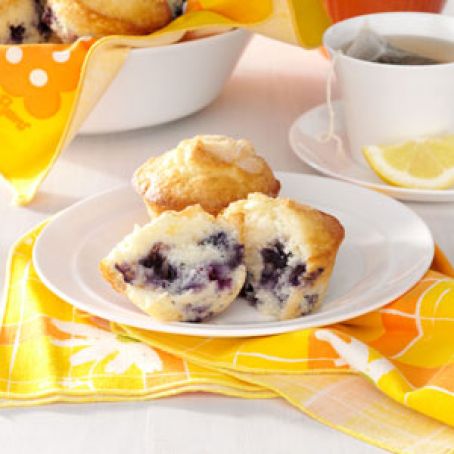 Sour Cream Blueberry Muffins Recipe