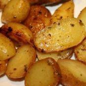Greek Style Oven Roasted Lemon Butter Parmesan Potatoes