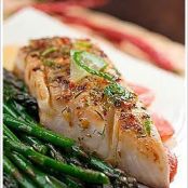 Jerk-Spiced Tilapia with Asparagus and Rice Pilaf