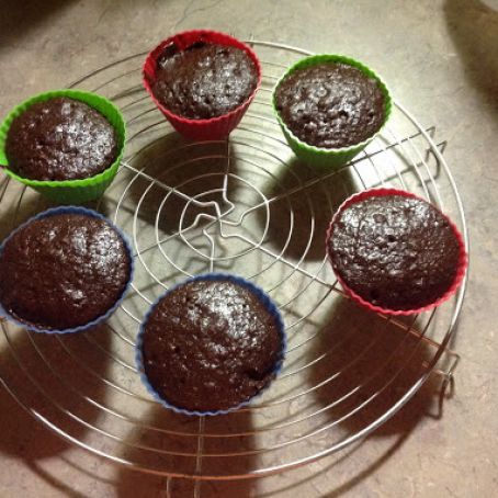 Chocolate - Microwave Cupcakes from Mix
