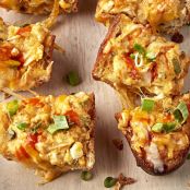 Cheesy Stuffed Buffalo Chicken Bread