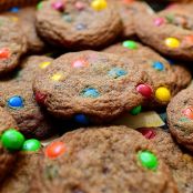 Browned Butter M&M Cookies