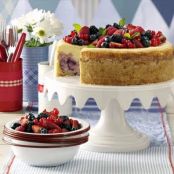 Red, White and Blue Cheesecake