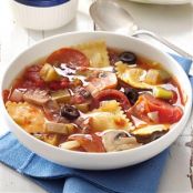 Pepperoni Pizza Soup