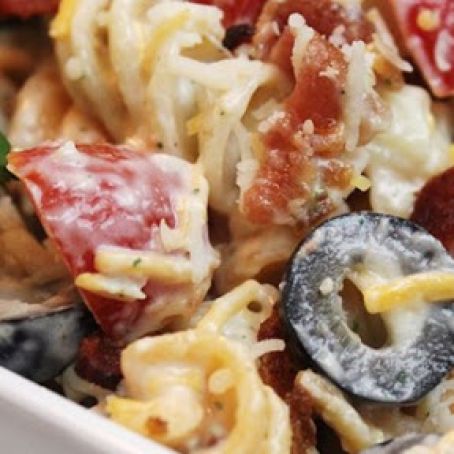 Bacon Ranch Pasta Salad