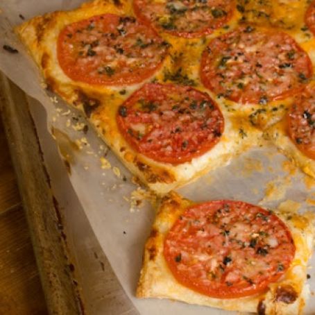 Three Cheese Tomato Tart
