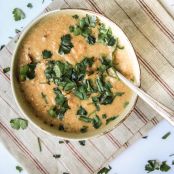 Creamy chanterelle mushroom soup (vegan)