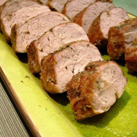 Peppery Roasted Pork Tenderloin