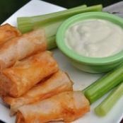 BUFFALO CHICKEN SPRING ROLLS