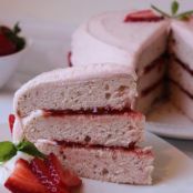 Strawberry Jam Cake