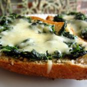 New Orleans Spinach Garlic Bread