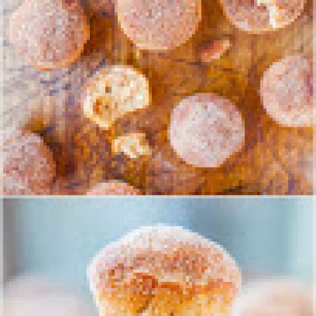 SNACKS - Cinnamon Sugar Mini Donut Muffins