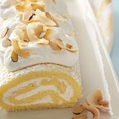 Coconut-Almond Roulade