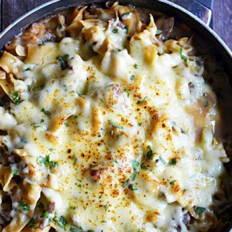 FRENCH ONION BEEF STROGANOFF