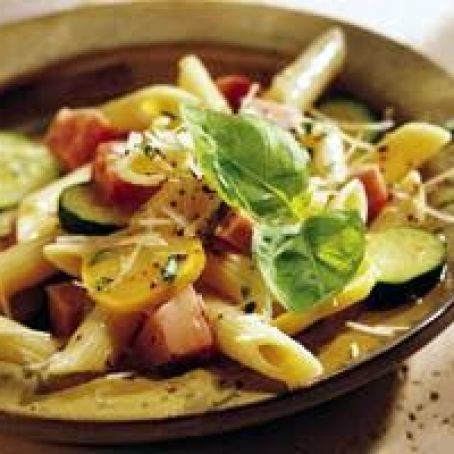 Penne and Ham Primavera