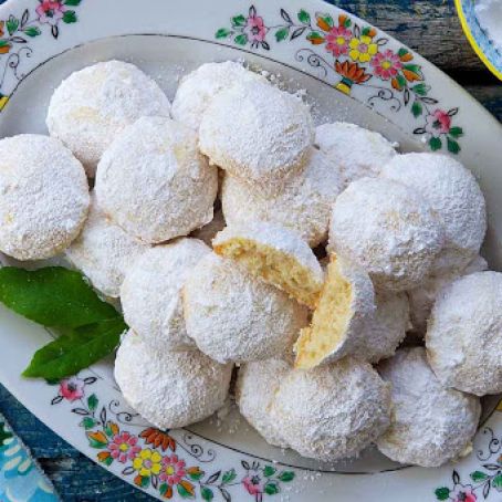 Lemon Snowball Cookies