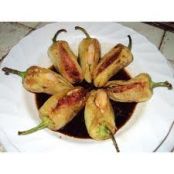 CHILES GUEROS RELLENOS DE CAMARON