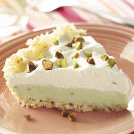 Coconut Pistachio Pie