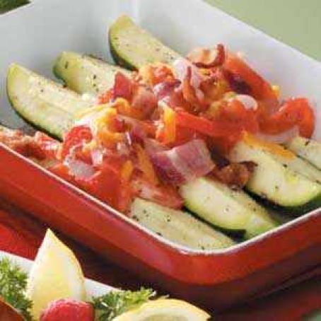 Colorful Zucchini Spears