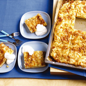 Butterkuchen mit Äpfeln und Mandeln