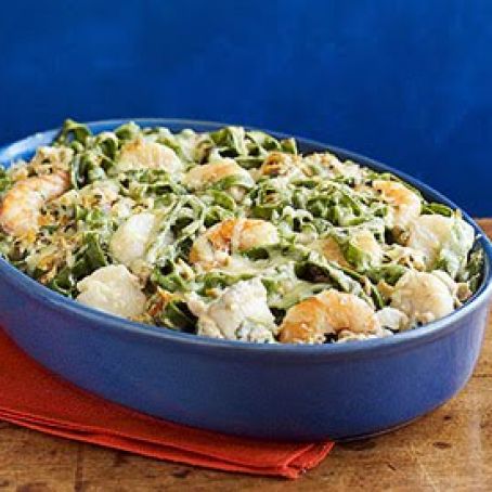 Scallop and Shrimp Fettuccine