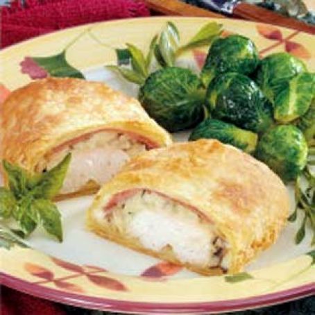 Chicken Cordon Bleu Calzones Recipe