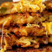Potato and Cheese Latkes
