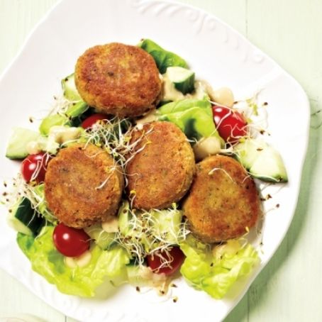 Falafel Plate With Tahini Dressing