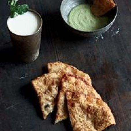 Leek-and-Scallion Fry Breads