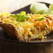 Ham Pineapple Cheddar Quiche