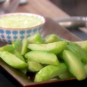 Mexican Squash with Yogurt Dip