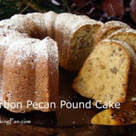 Bourbon Pecan Pound Cake