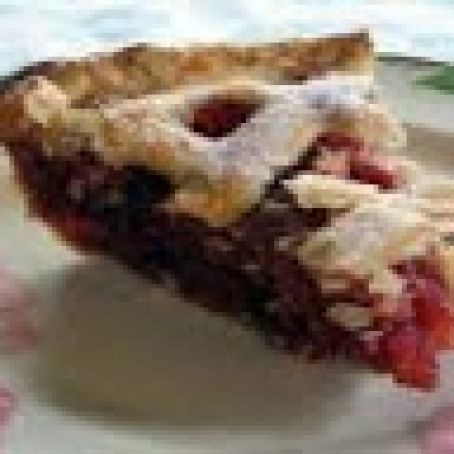 Raspberry Rhubarb Pie