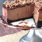 No Bake Nutella Cheesecake