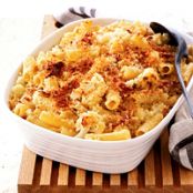 Parmigiano-Crusted Rigatoni with Cauliflower and Prosciutto