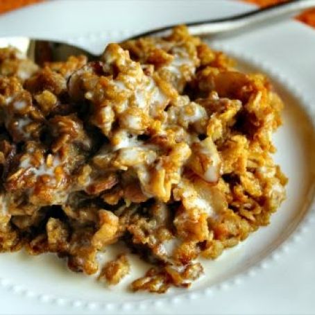Baked Pumpkin Pie Oatmeal