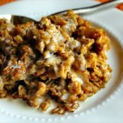Baked Pumpkin Pie Oatmeal