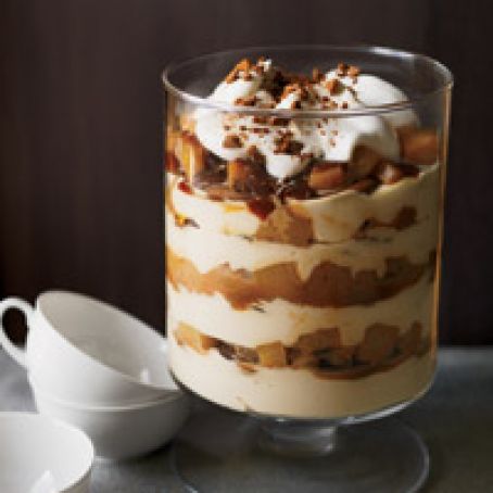 Caramel-Pear-Cheesecake Trifle
